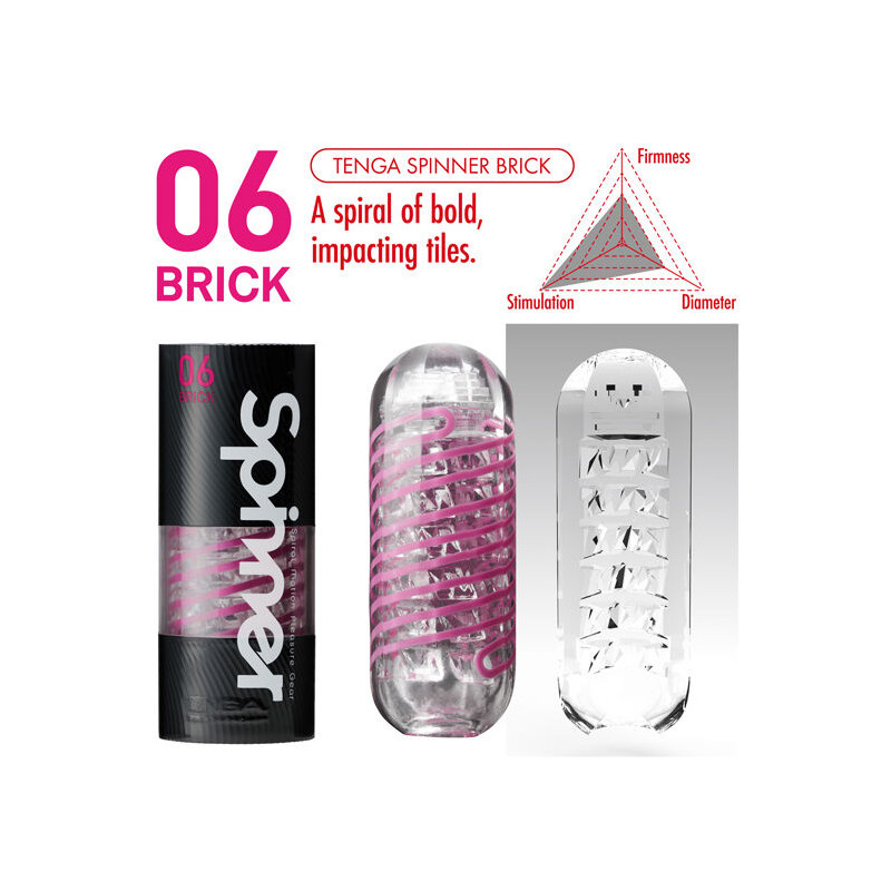 TENGA - SPINNER MASTURBATOR BRICK 6 