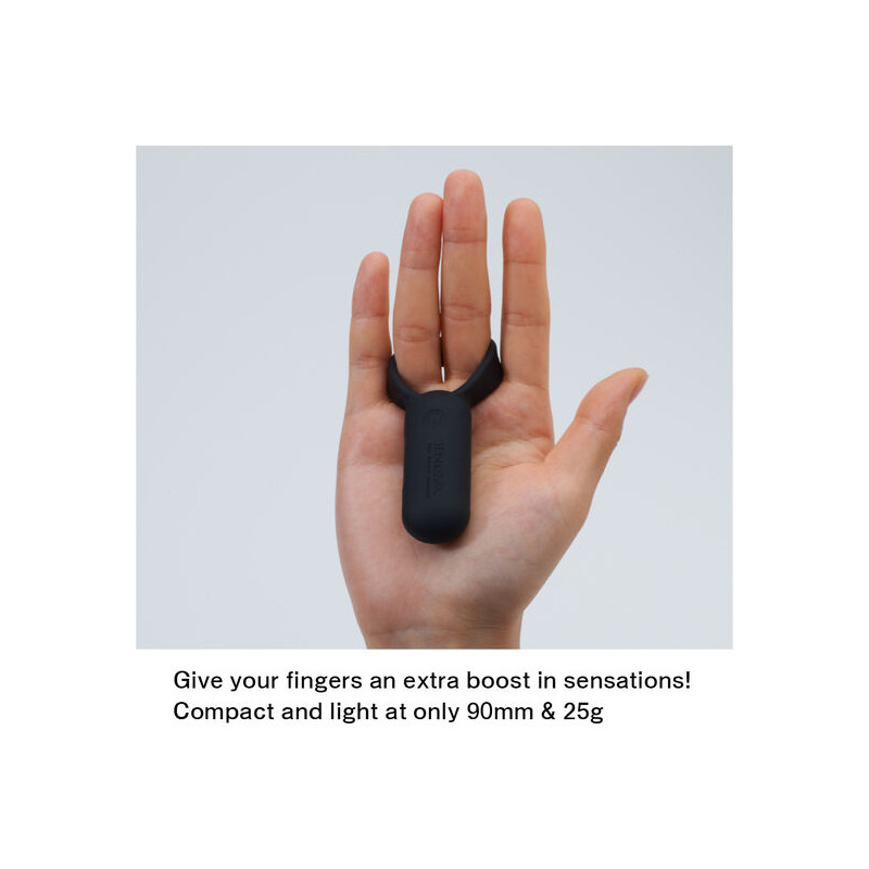 TENGA - SVR SMART BLACK VIBRATOR RING 1 