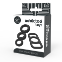 ADDICTED TOYS - COCK RING SET 4 PIECES 6 