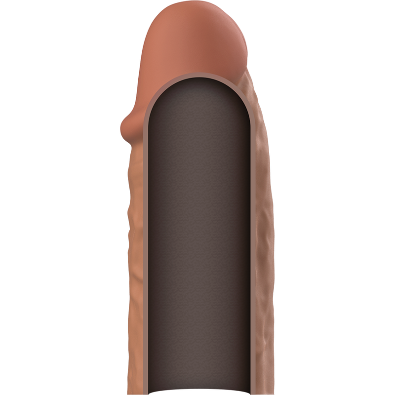 VIRILXL - ESTENSIONE DEL PENE IN SILICONE LIQUIDO V3 MARRONE 4 