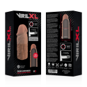 VIRILXL - LIQUID SILICONE V3 BROWN PENIS EXTENSION 8 