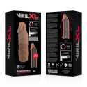 VIRILXL - ESTENSIONE DEL PENE IN SILICONE LIQUIDO V5 MARRONE 8 