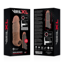 VIRILXL - LIQUID SILICONE V7 BROWN PENIS EXTENSION 8 