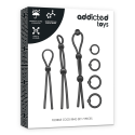 ADDICTED TOYS - FLEXIBLE SILICONE COCK RING SET 7 PIECES 6 