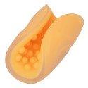 CALEXOTICS - BEADED GRIP MASTURBATOR ORANGE 1 