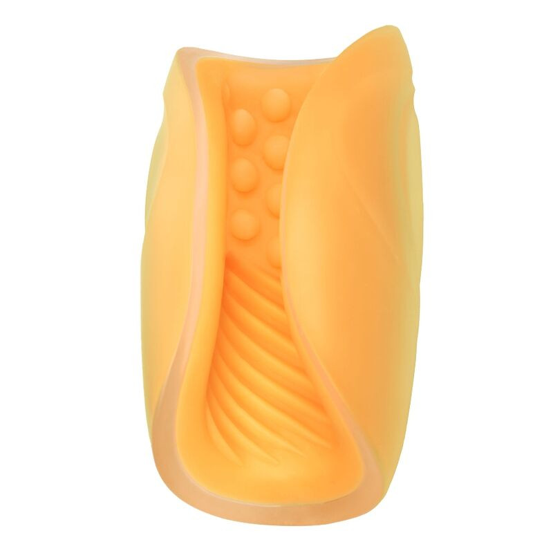 CALEXOTICS - BEADED GRIP MASTURBATOR ORANGE 4 