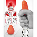 G-VIBE - REUSABLE TEXTURED MASTURBATOR EGG RED 3 