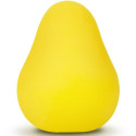 G-VIBE - UOVO MASTURBATORE RIUTILIZZABILE GIALLO STRUTTURATO 2 