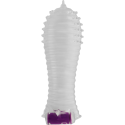 OHMAMA - TEXTURED PENIS SHEATH WITH VIBRATING BULLET 2 