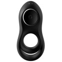 SATISFYER - LEGENDARY DUO RING VIBRATOR BLACK 2 