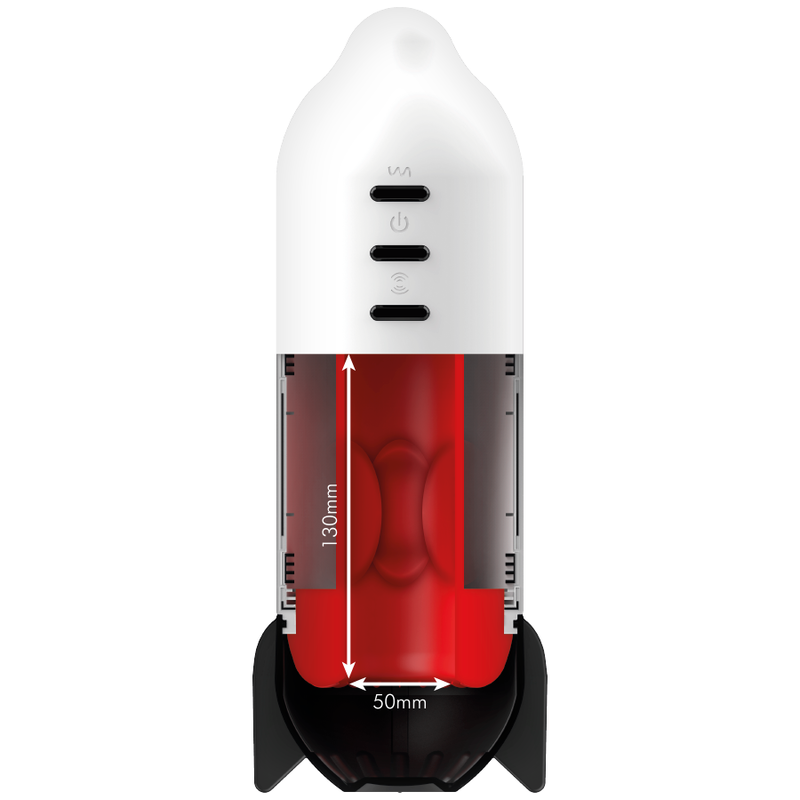 JAMYJOB - ROCKET MASTURBATOR TECNOLOGIA DI COMPRESSIONE MORBIDA E VIBRAZIONE 1 