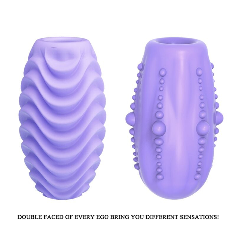 PRETTY LOVE - DOUBLE SIDED LILAC MASTURBATOR EGG 2 