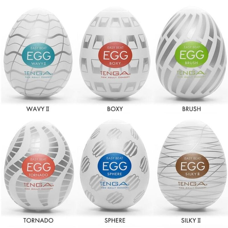 TENGA - EASY BEAT MASTURBATOR EGG PACK 6 EINHEITEN 1 