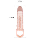 BAILE - GAINE DEXTENSION DE PÉNIS AVEC SANGLE POUR TESTICULES 13,5 CM 2 