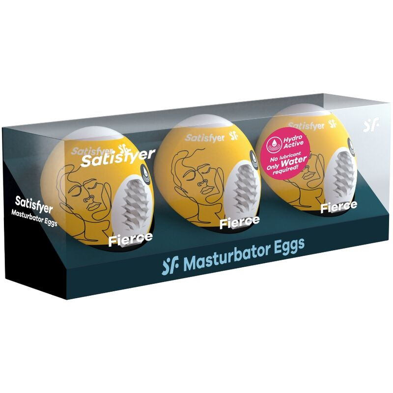 SATISFYER - 3 UOVA MASTURBATORI FIERCE 1 