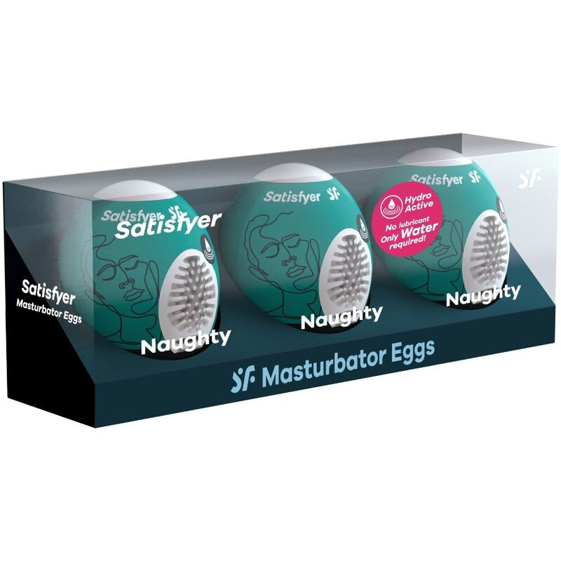 SATISFYER - 3 MASTURBATOR EIER NAUGHTY 1 