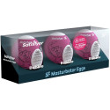 SATISFYER - 3 OEUFS MASTURBATEURS BUBBLE 1 