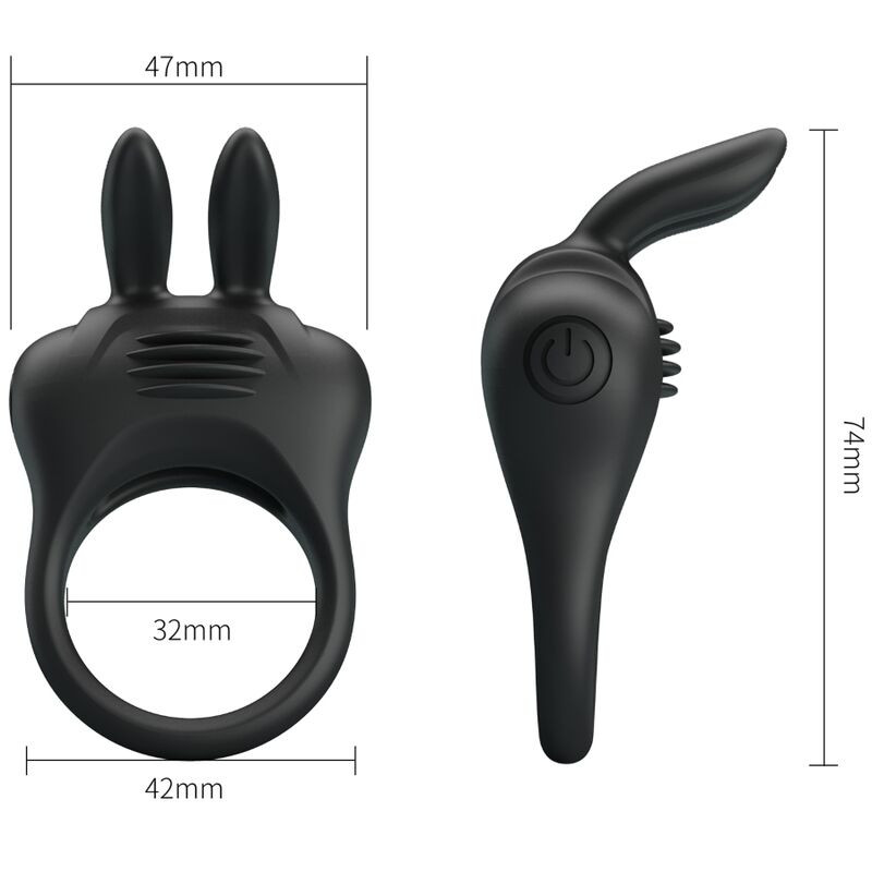 PRETTY LOVE - DAVION RABBIT VIBRATOR RING 3 