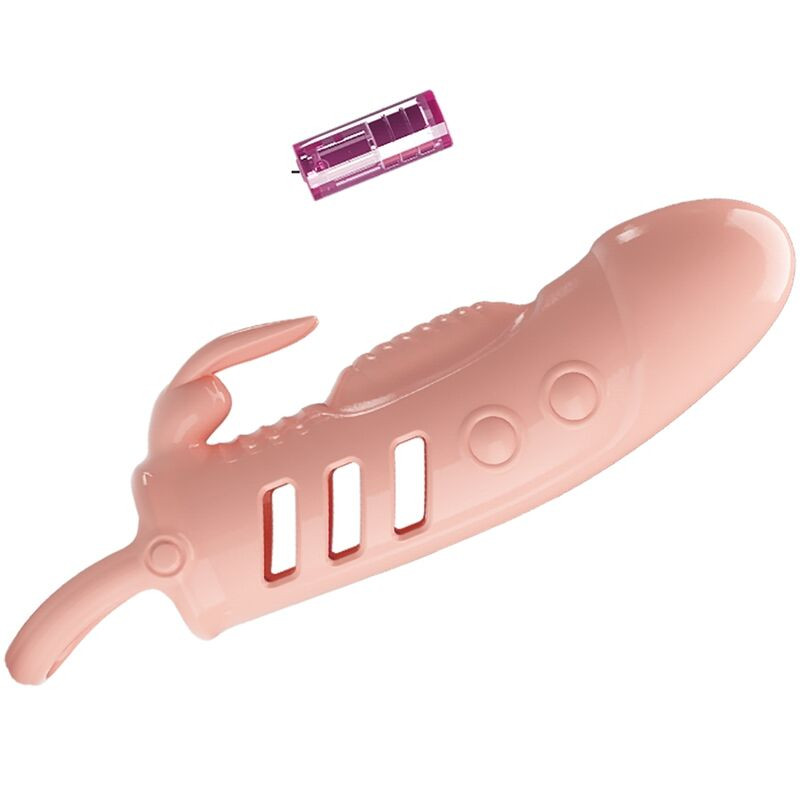 PRETTY LOVE - SLOANE NATURAL RABBIT PENIS SHEATH 2 