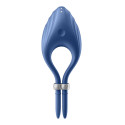 SATISFYER - VIBRATEUR ANNEAU DUELIST BLEU 1 