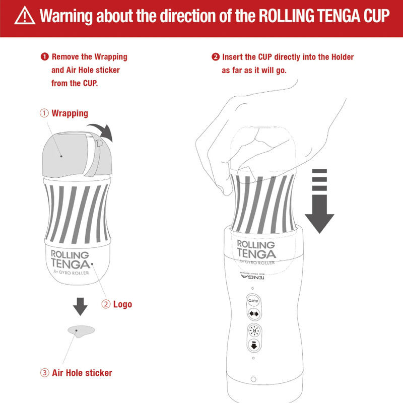 TENGA - ASPIRAZIONE E ROTAZIONE RULLO GIROSCOPIO SOTTOVUOTO 5 