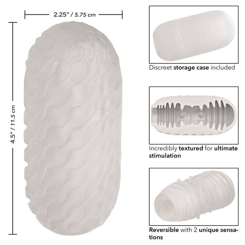 CALEXOTICS - REVERSIBLE RIBBED STROKER 2 