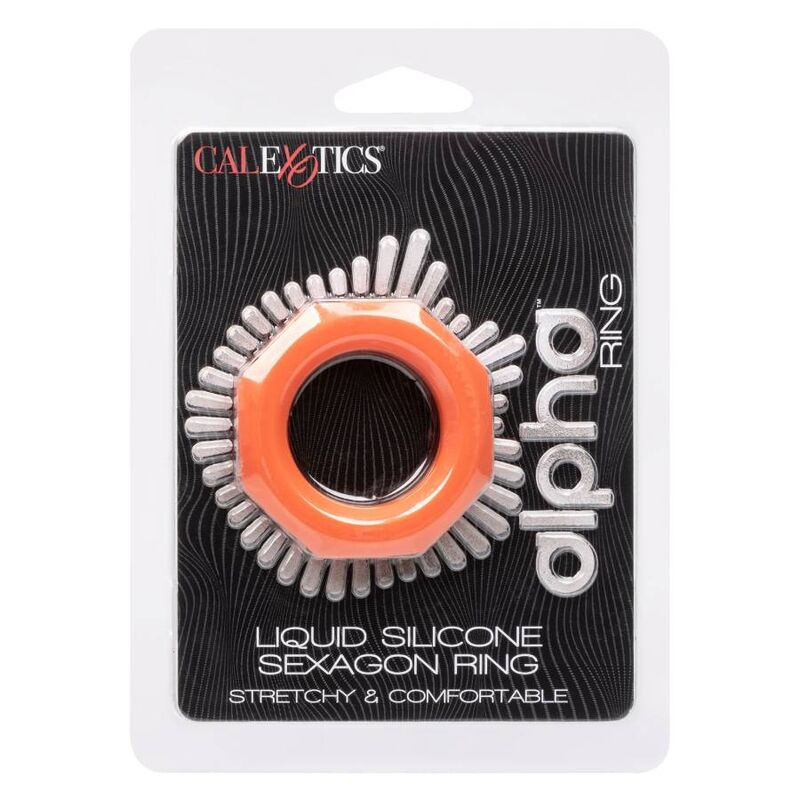 CALEXOTICS - ALPHA SEXAGON RING ORANGE 7 