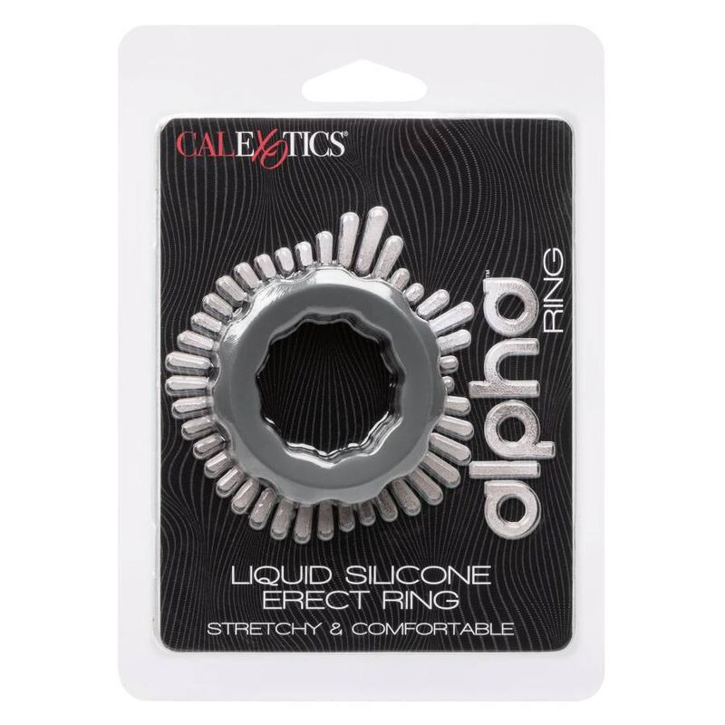 CALEXOTICS - ALPHA ERECT RING GREY 7 