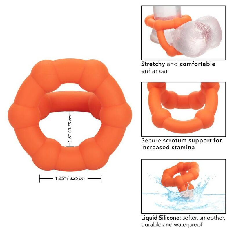 CALEXOTICS - ALPHA ALL STAR RING ORANGE 2 