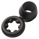 CALEXOTICS - ALPHA DUAL MAGNUM RING BLACK 5 