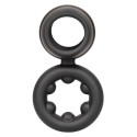 CALEXOTICS - ALPHA DUAL MAGNUM RING BLACK 6 