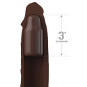 FANTASY X- TENSIONS - PIPEDREAMS EXTENSION W STRAP 17,78 CM BROWN 1 