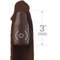 FANTASY X- TENSIONS - PIPEDREAMS SLEEVE 22,86 CM + 7,62 CM PLUG REMOTE BROWN 2 