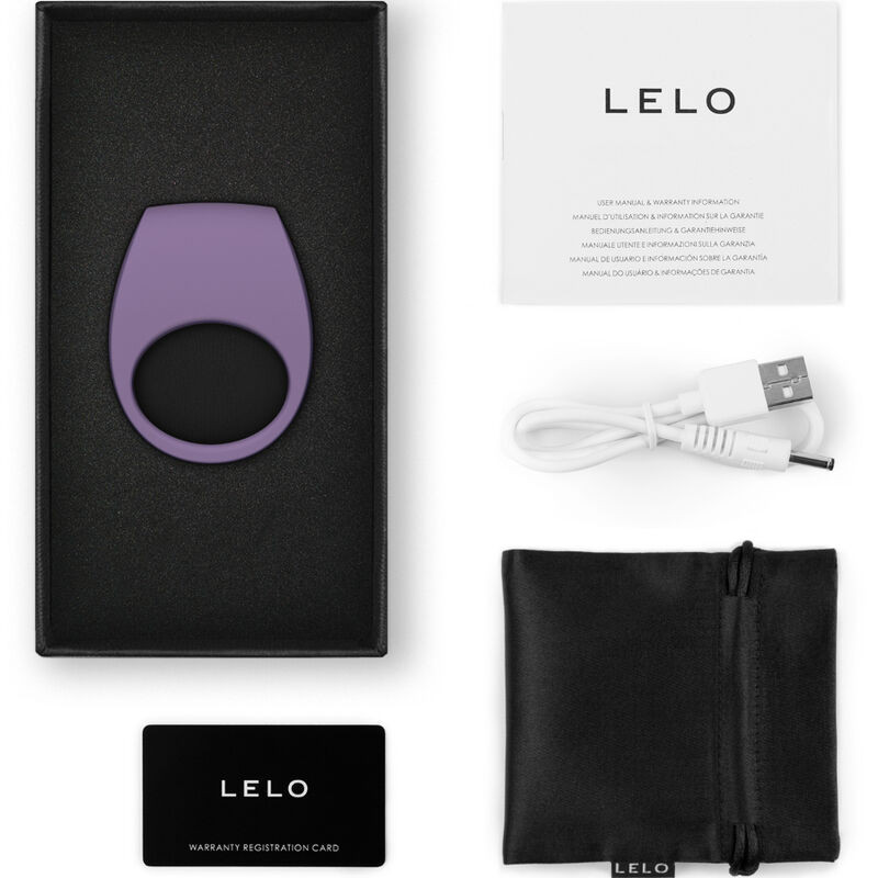 LELO - ANNEAU VIBRATEUR VIOLETTE TOR 3 2 