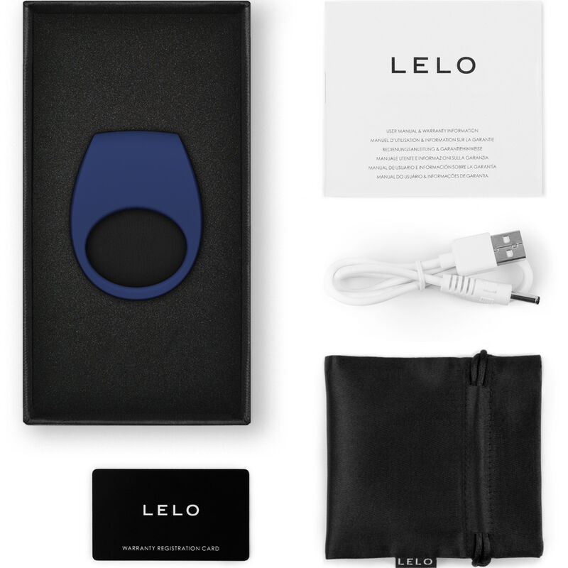 LELO - TOR 3 BLUE VIBRATOR RING 2 