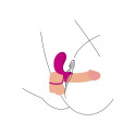 XOCOON - COUPLES STIMULATOR RING FUCHSIA 4 