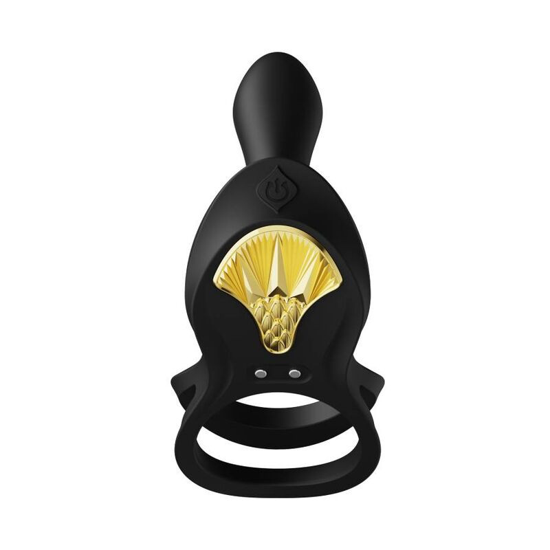 ZALO - BAYEK VIBRATING COUPLES RING BLACK 2 