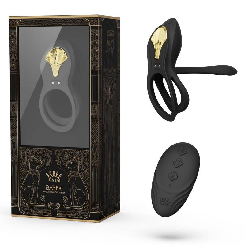 ZALO - BAYEK VIBRATING COUPLES RING BLACK 19 