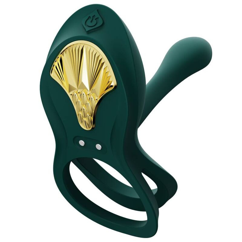 ZALO - BAYEK VIBRATING COUPLES RING GREEN 1 