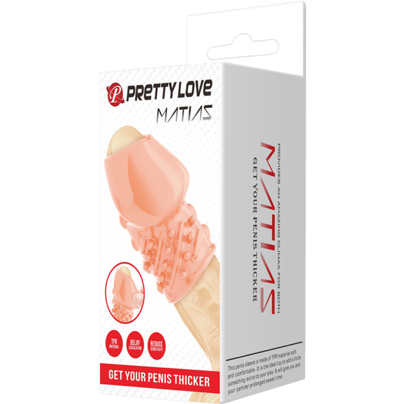 PRETTY LOVE - PÉNIS NATUREL MATIAS PLUS ÉPAIS 8 