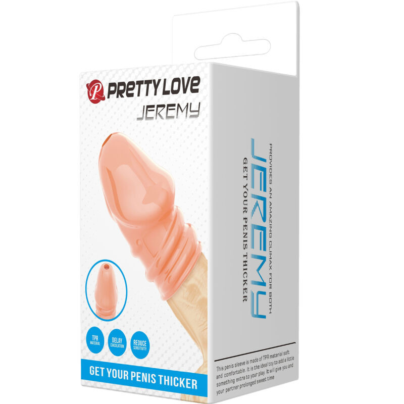 PRETTY LOVE - PÉNIS NATUREL JEREMY PLUS ÉPAIS 9 