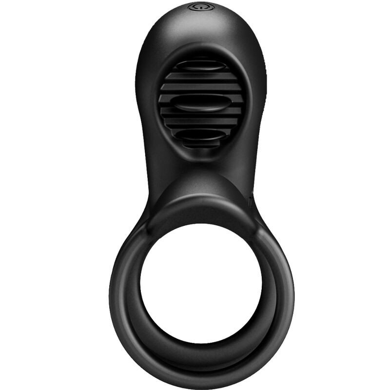 PRETTY LOVE - GAINE PÉNIS JAMMY 12 VIBRATIONS AVEC LANGUE EN SILICONE RECHARGEABLE 7 