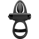 PRETTY LOVE - VIBRATING RING 10 VIBRATIONS BLACK SILICONE 3 