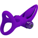 PRETTY LOVE - ANNEAU VIBRATEUR 10 VIBRATIONS SILICONE VIOLETTE 4 