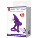 PRETTY LOVE - VIBRATORRING 10 VIBRATIONEN LILA SILIKON 8 