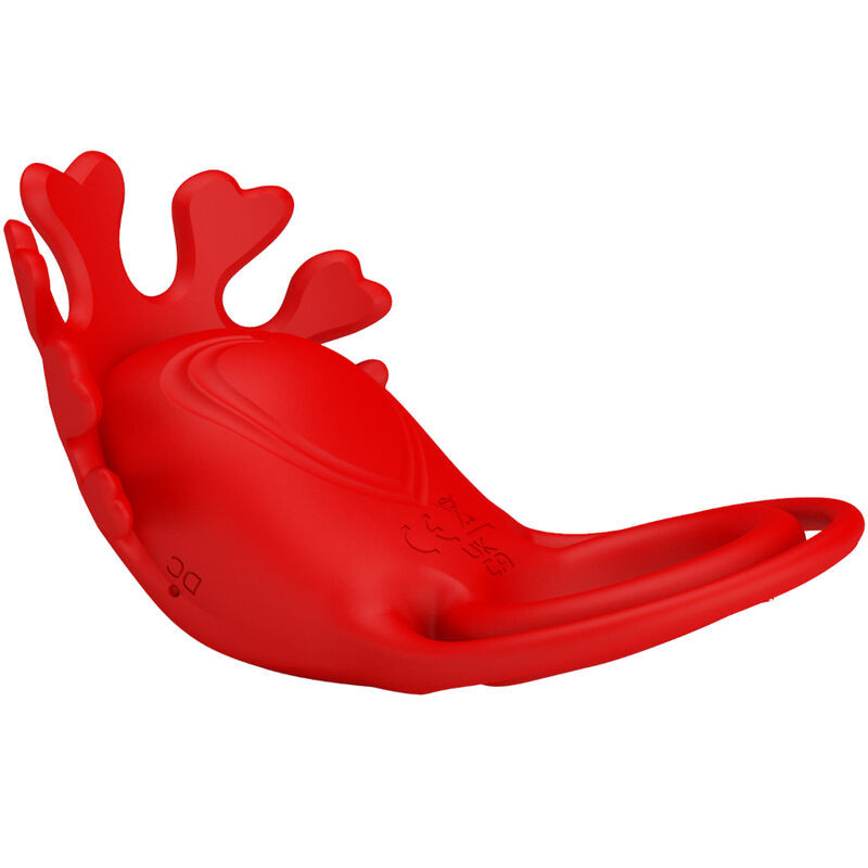 PRETTY LOVE - RUBEN VIBRATOR RING 7 VIBRATIONS SILICONE RED 4 