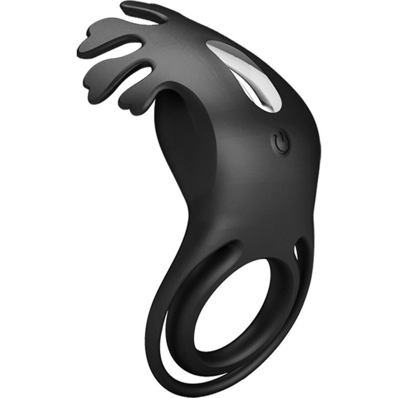 PRETTY LOVE - RUBEN VIBRATOR RING 7 VIBRATIONS BLACK SILICONE 2 