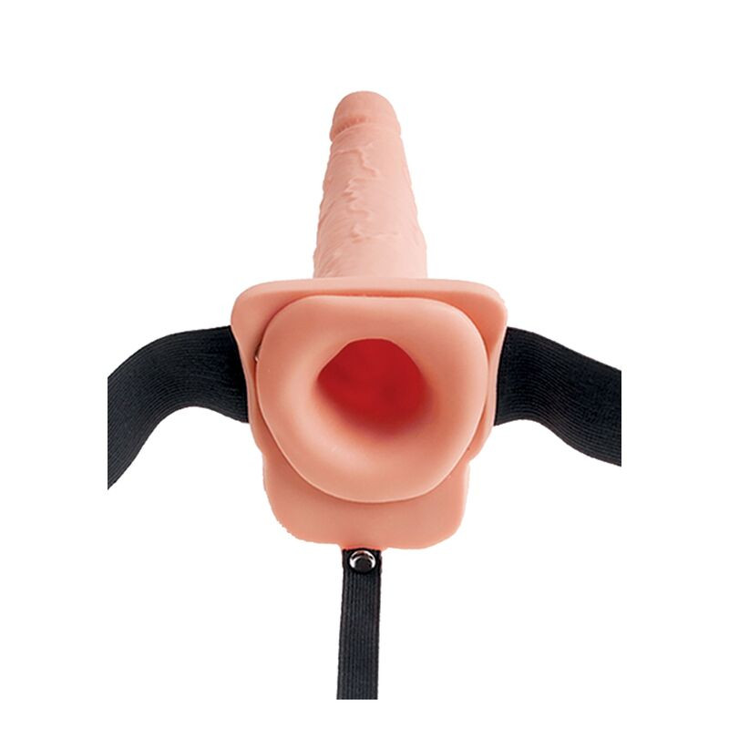 FETISH FANTASY SERIES - IMBRACATURA REGOLABILE PENE REALISTICO CON SFERE SQUIRTING 19 CM 1 