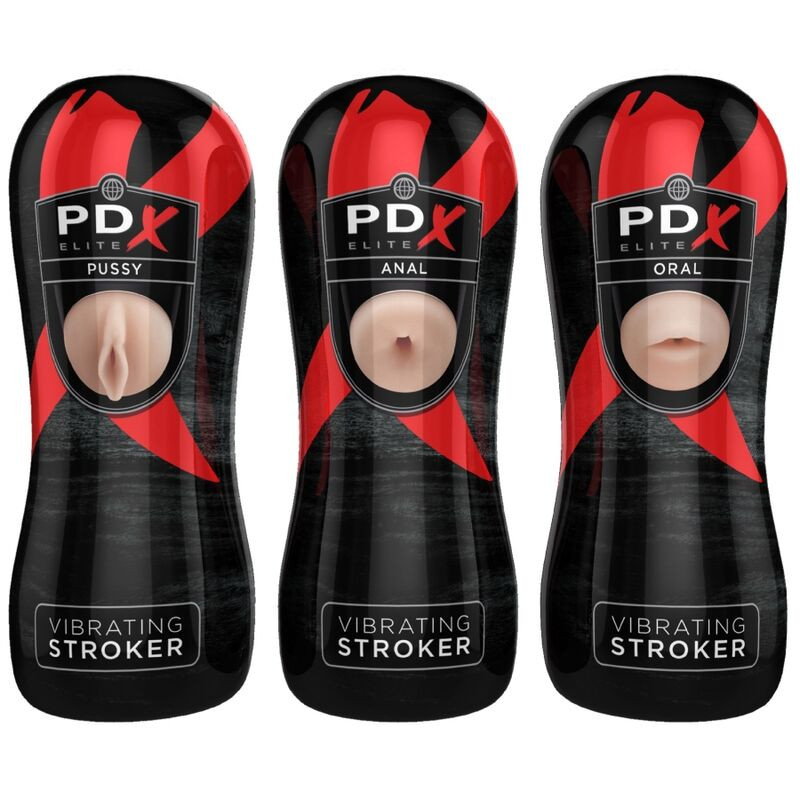 PDX ELITE - SET STROKER 12 UNIT: 6X VAGINA, 3X ANO, 3X BOCCA 1 