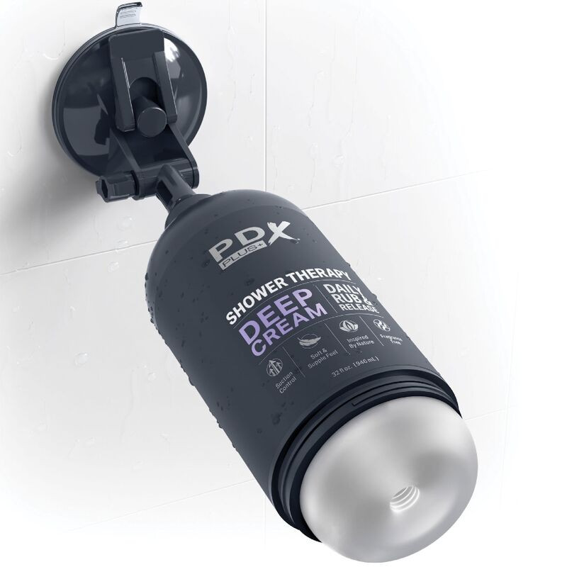 PDX PLUS - MASTURBATORE STROKER DESIGN DISCRETO IN BOTTIGLIA DI SHAMPOO CON CREMA PROFONDA 2 